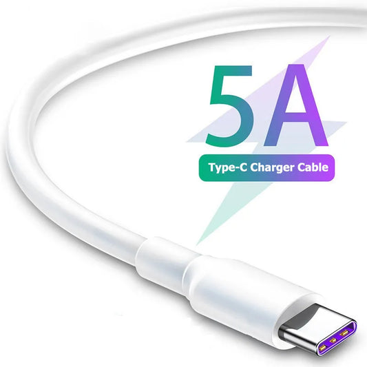 High-Speed 5A USB Type C Cable for Fast Charging